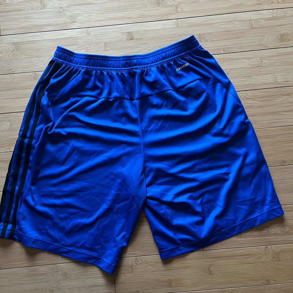 Adidas Men's Blue Athletic Shorts